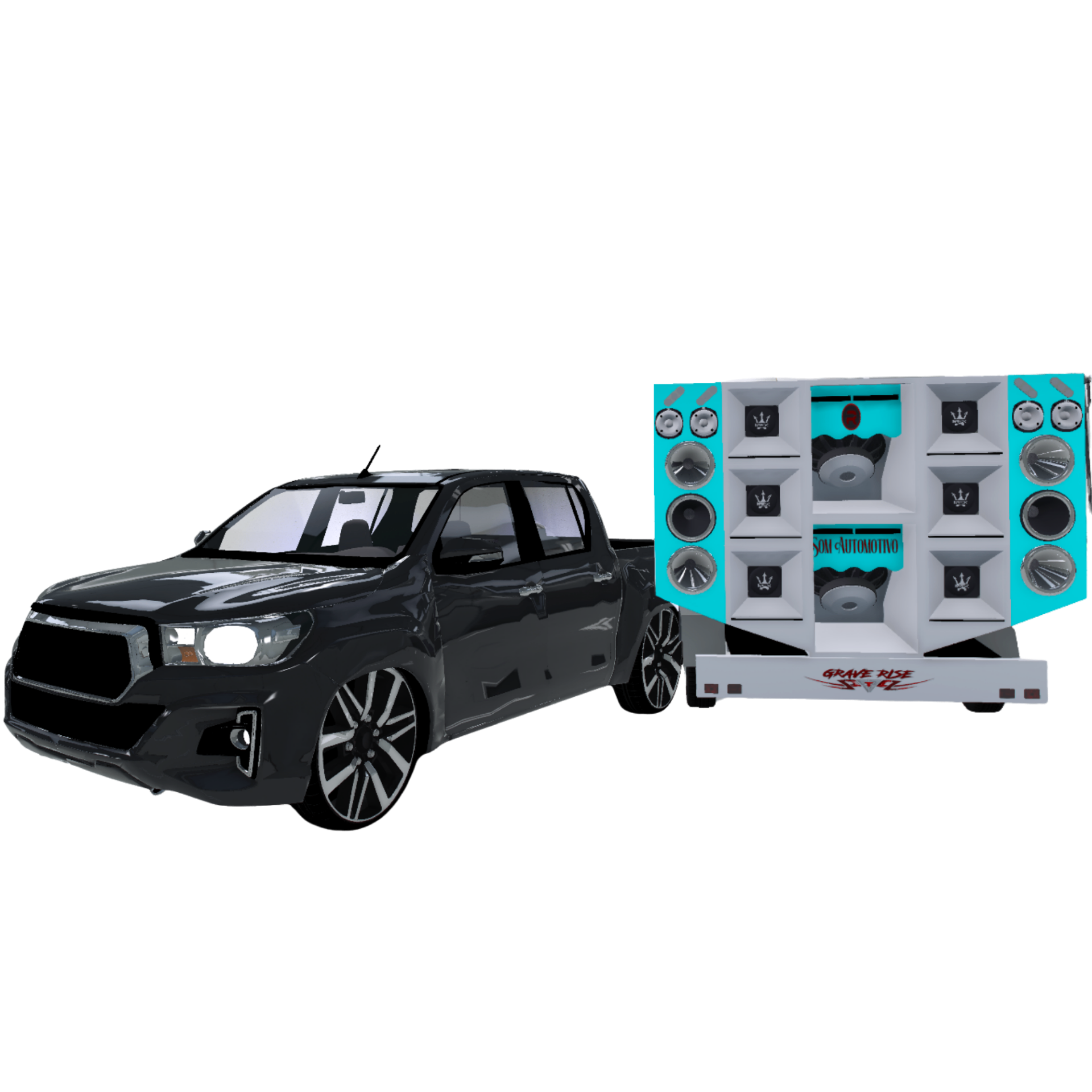 HILUX + PAREDÃO